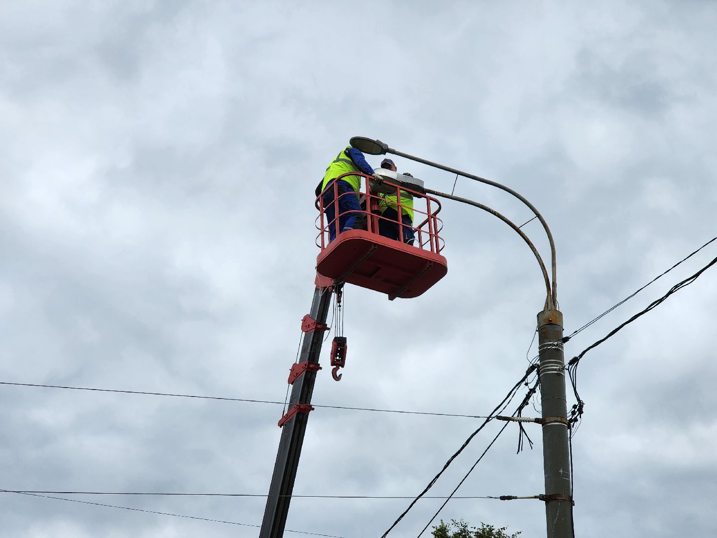 Подольск, освещение, уличное освещение, фонари, лампы