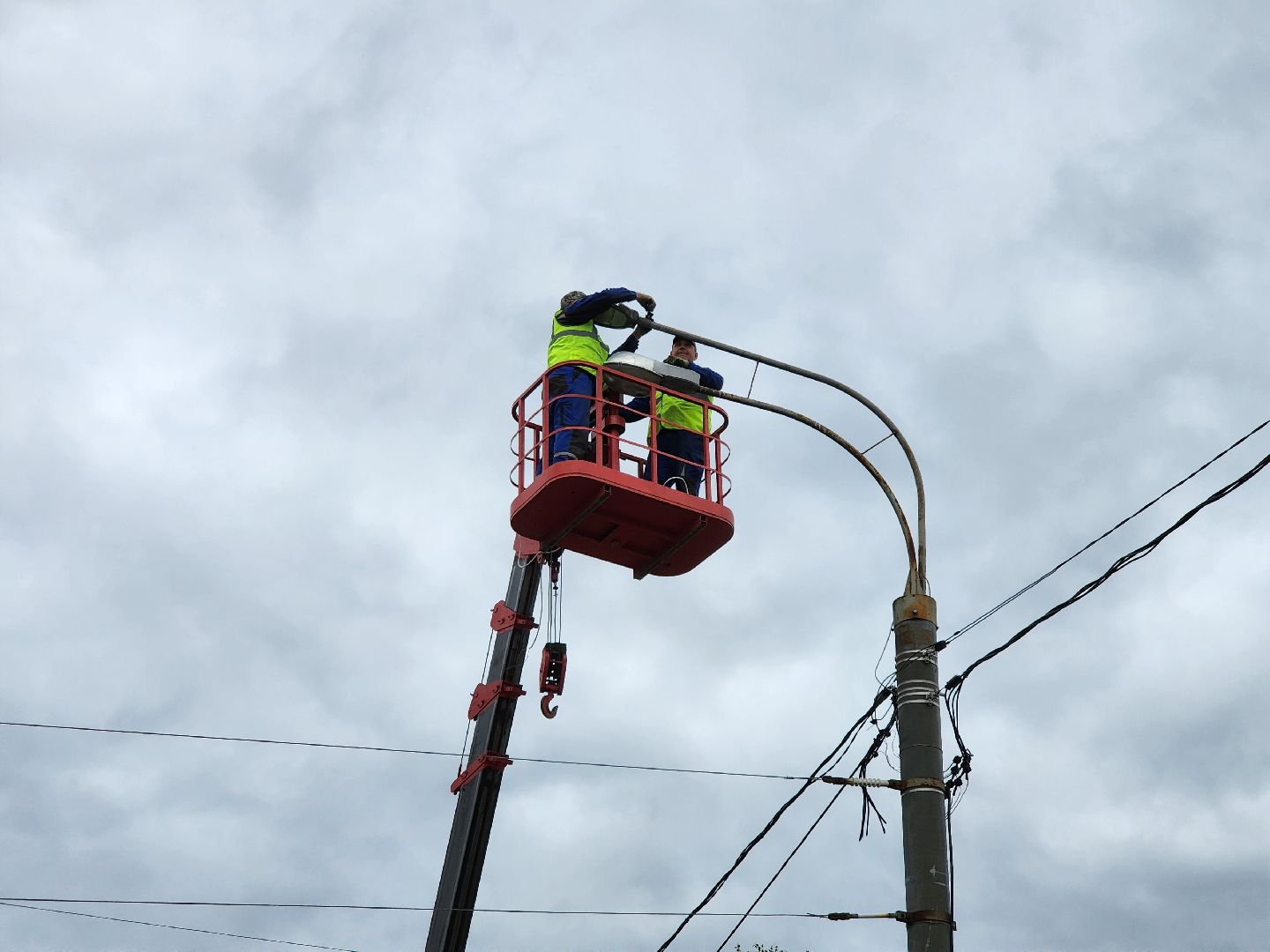 Подольск, освещение, уличное освещение, фонари, лампы