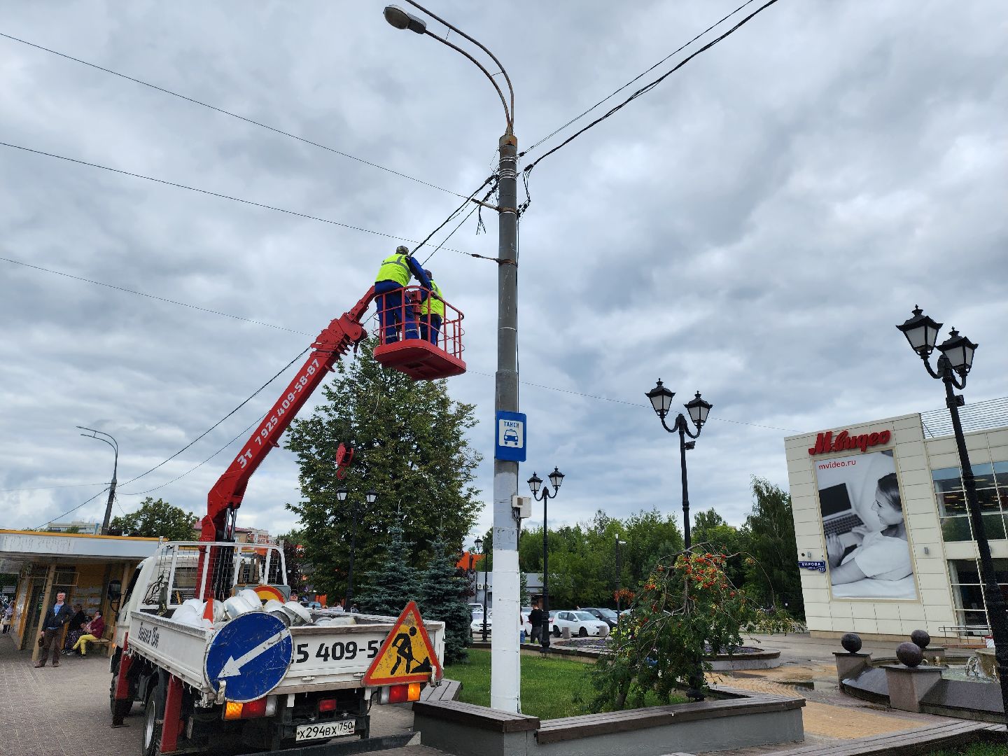 Подольск, освещение, уличное освещение, фонари, лампы