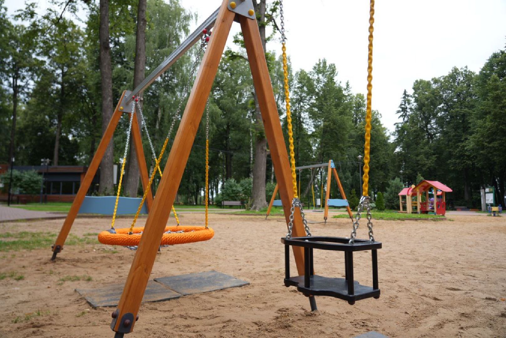 Сергиево-Посадский городской округ, Сергиев Посад, Парки, Детская площадка, Дети, Лето в Подмосковье, Дети, Перемены, Благоустройство