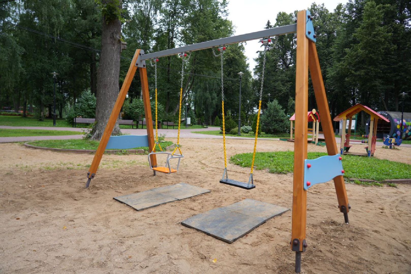 Сергиево-Посадский городской округ, Сергиев Посад, Парки, Детская площадка, Дети, Лето в Подмосковье, Дети, Перемены, Благоустройство