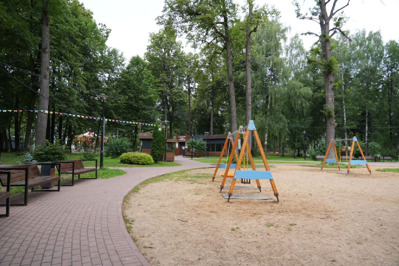 Сергиево-Посадский городской округ, Сергиев Посад, Парки, Детская площадка, Дети, Лето в Подмосковье, Дети, Перемены, Благоустройство