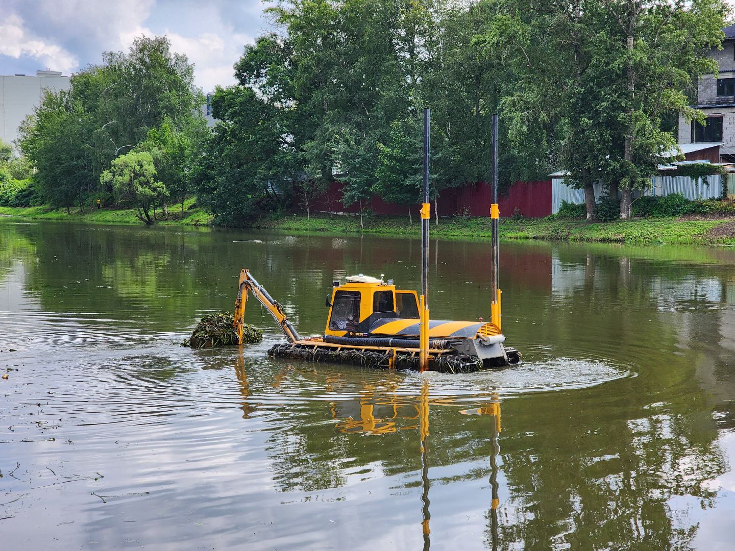 Одинцово, Немчиновский, пруд, очистка, экология, что прудов и озёр, Минэкологии, администрация, Акваберег,