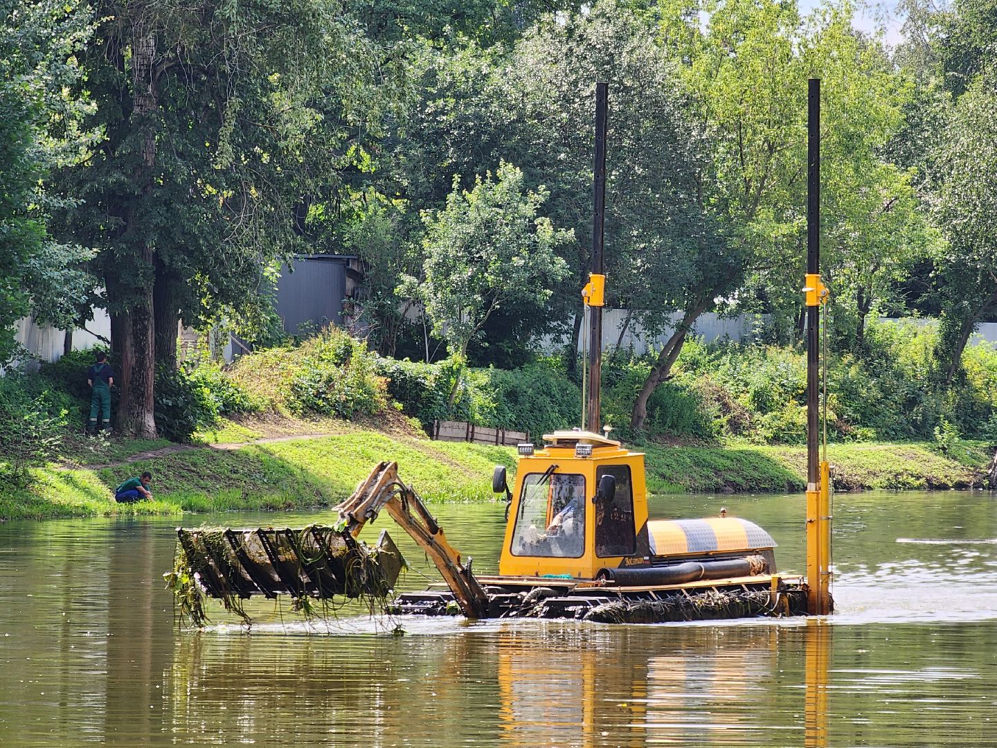 Одинцово, Немчиновский, пруд, очистка, экология, что прудов и озёр, Минэкологии, администрация, Акваберег,