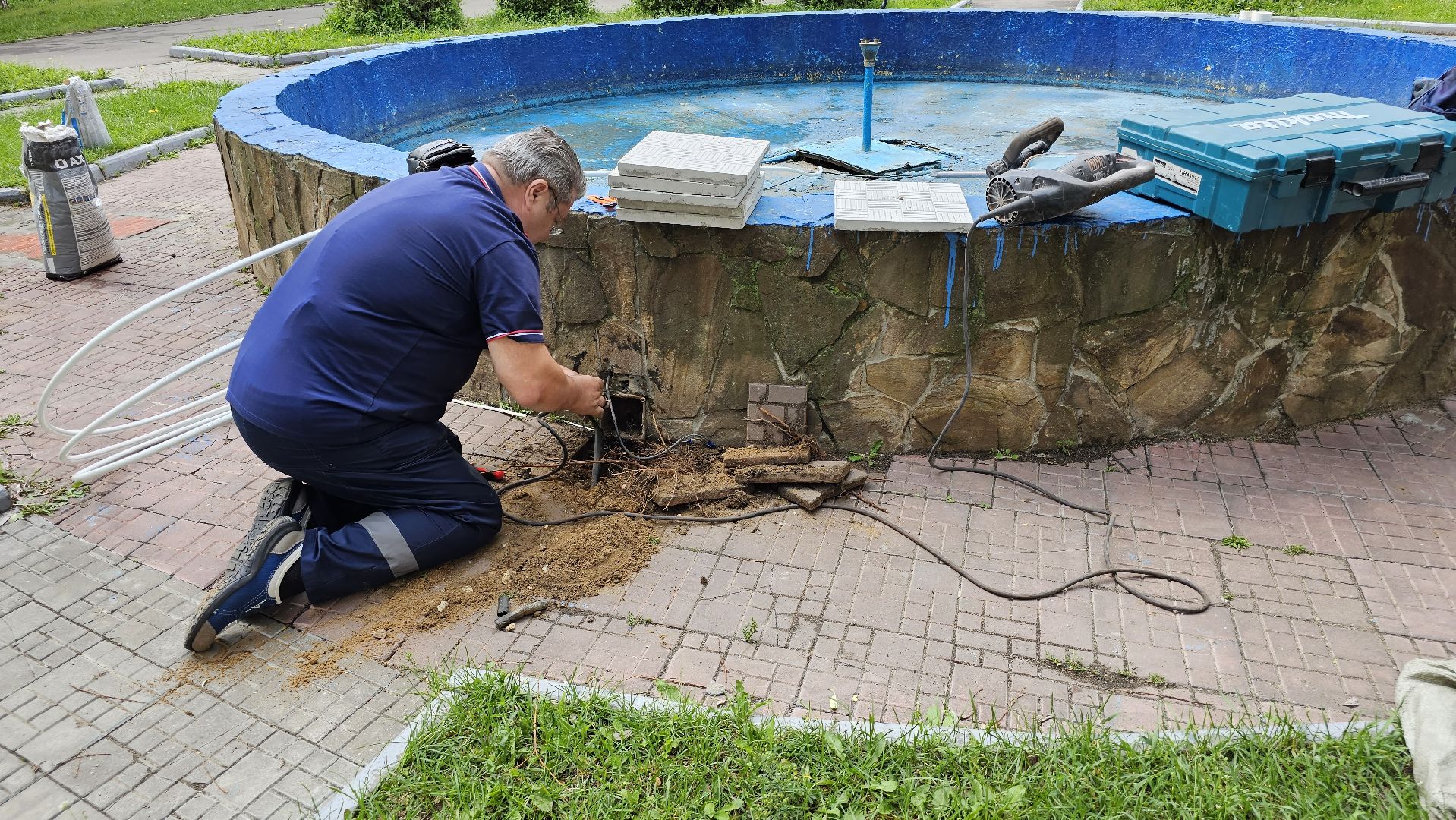 ремонт, фонтан, управляющая компания, Котельники