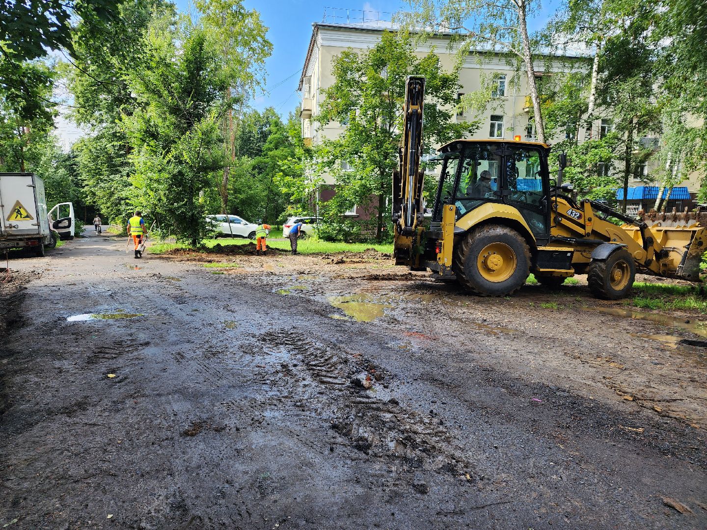 двор, доброе дело, Пушкино, ЖКХ