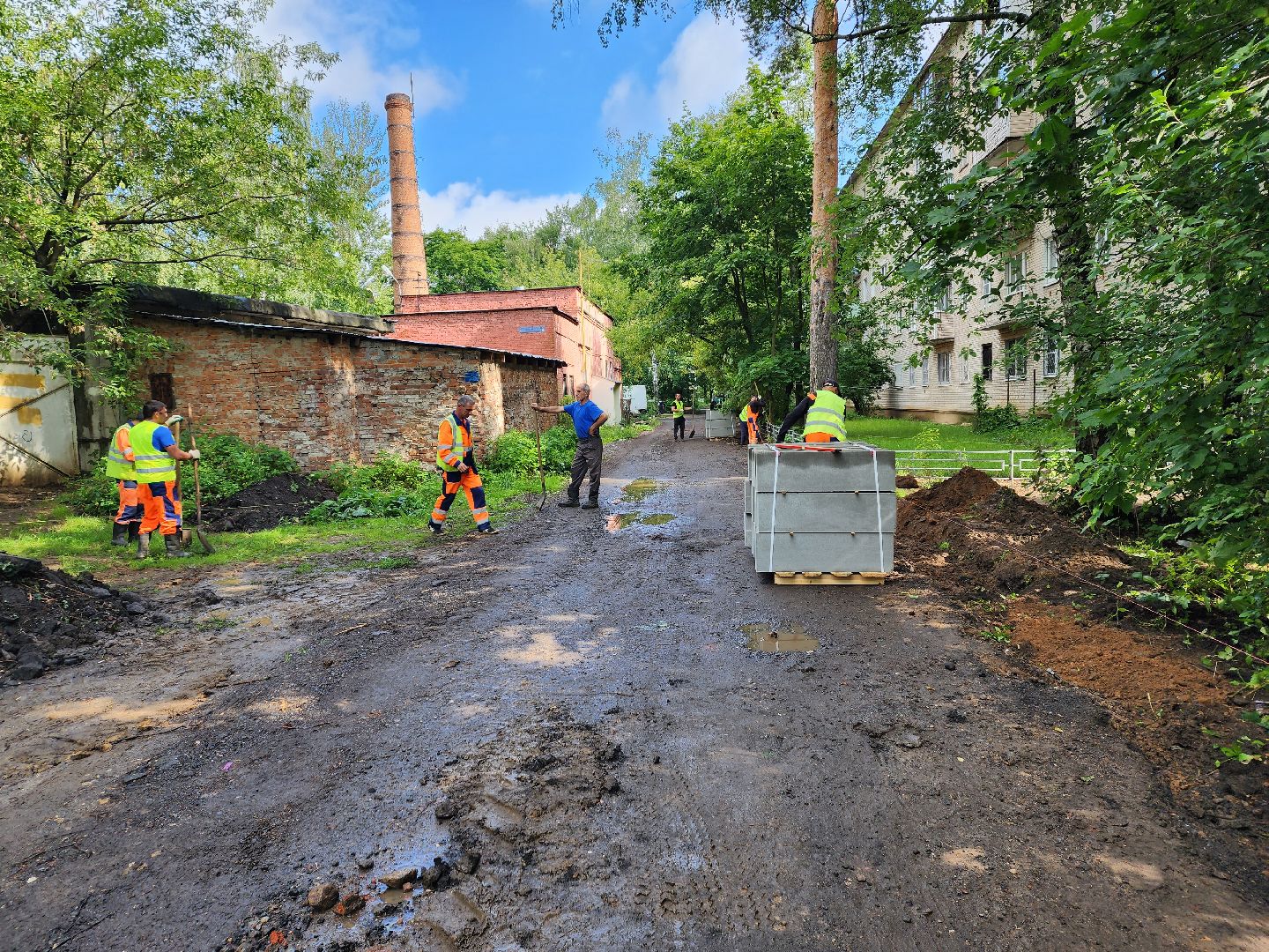 двор, доброе дело, Пушкино, ЖКХ