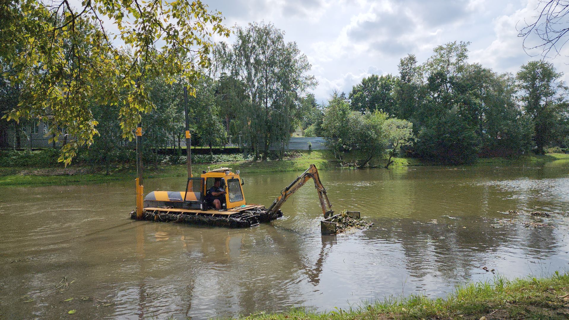 Одинцово, экология, пруд, очистка, губернатор,