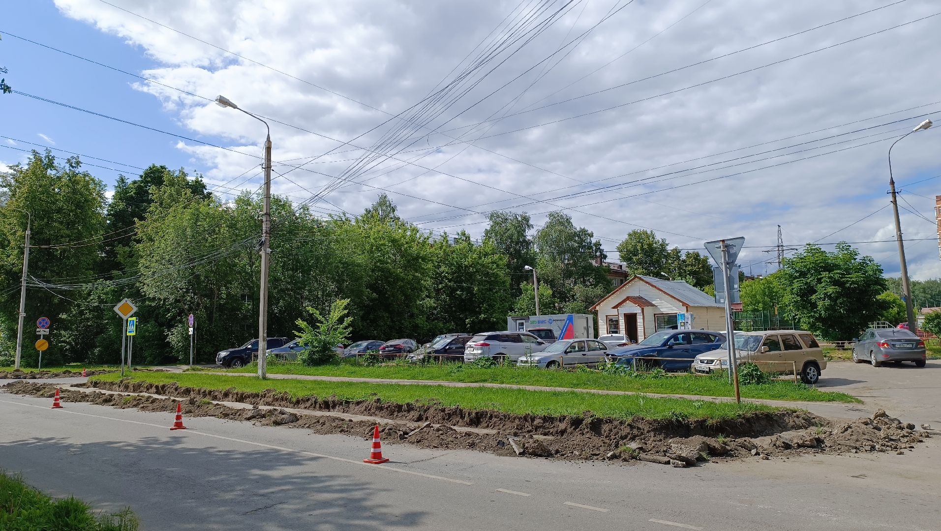 Лобня, дороги, благоустройство