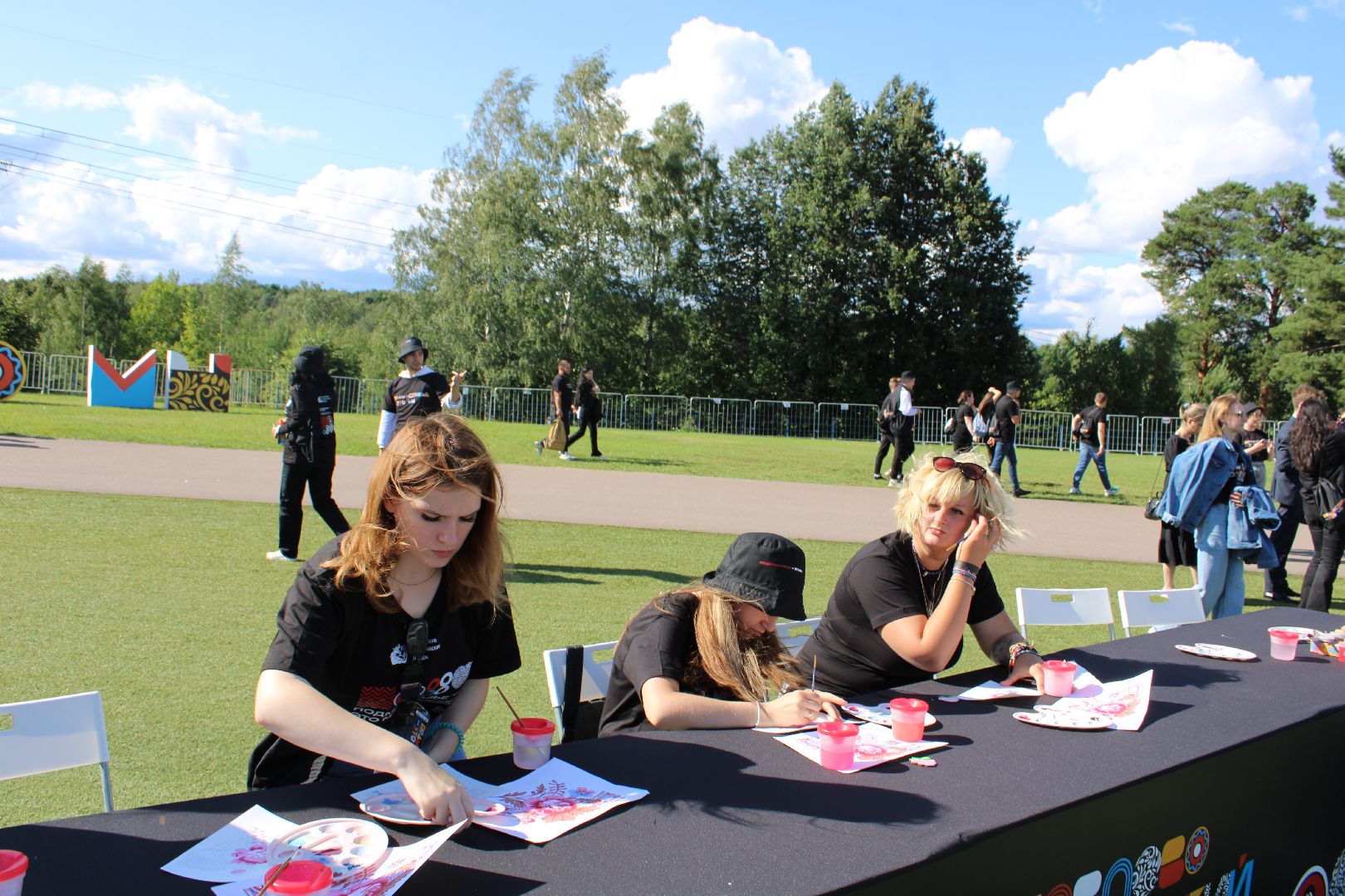 Культура, творчество, эскиз, рисование, картина, лето в подмосковье,