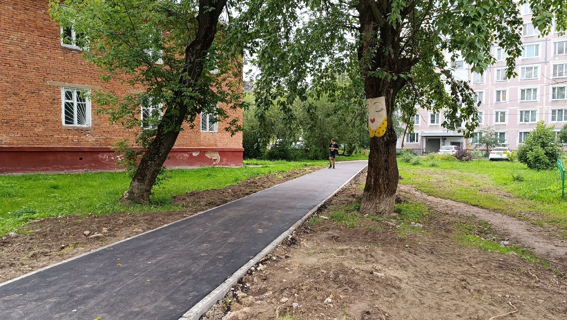 Лобня, благоустройство, дорожка