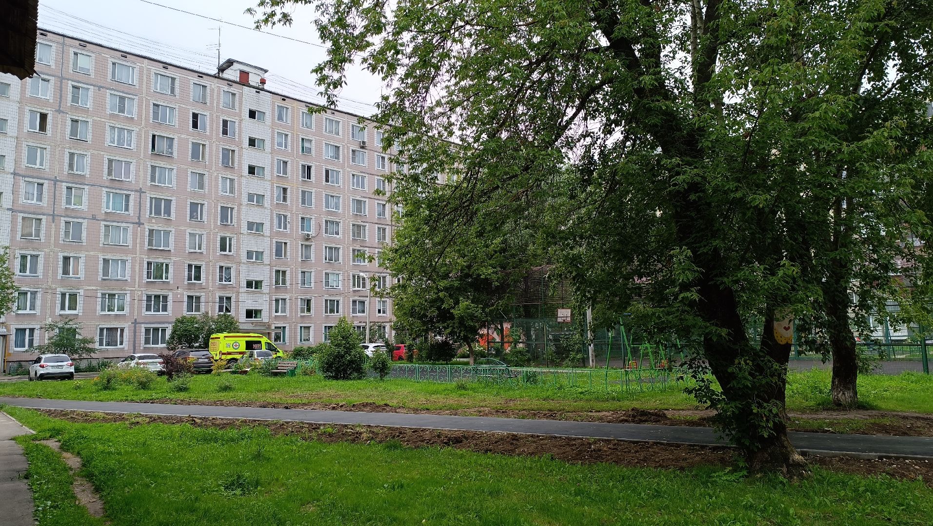 Лобня, благоустройство, дорожка