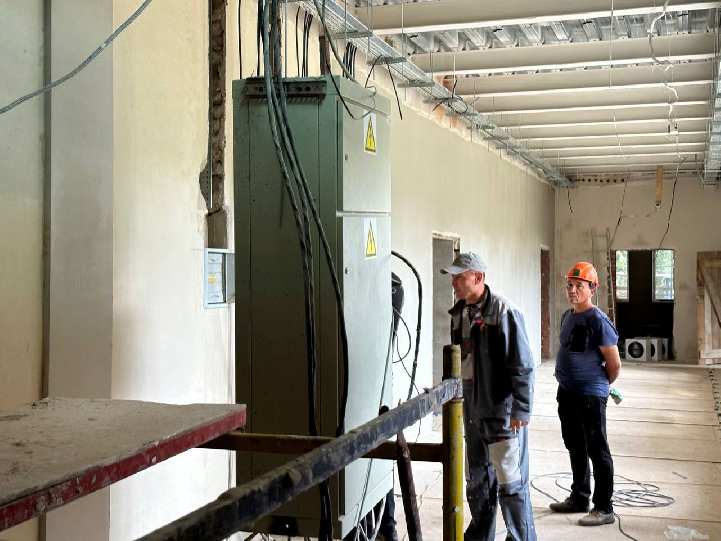 Капитальный ремонт школы, Инспекция депутата, Строительный обьект, Олег Рожнов, Наро-Фоминск