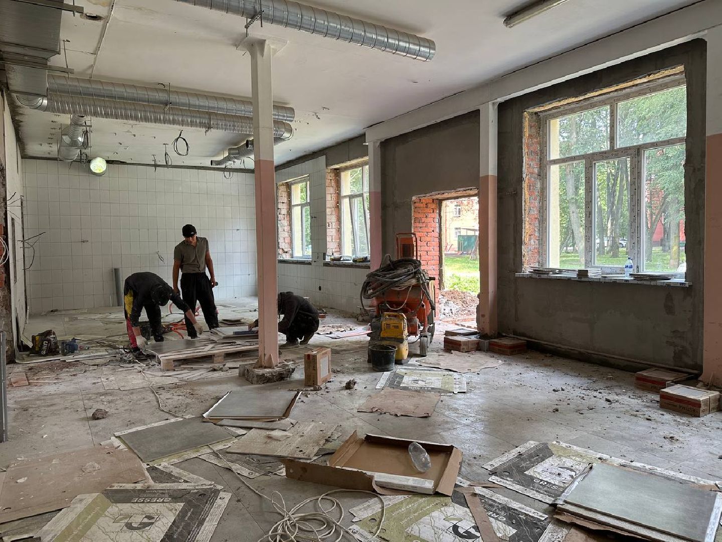 Спортивная школа, капитальный ремонт, спортивные классы, Олег Рожнов, Наро-Фоминск