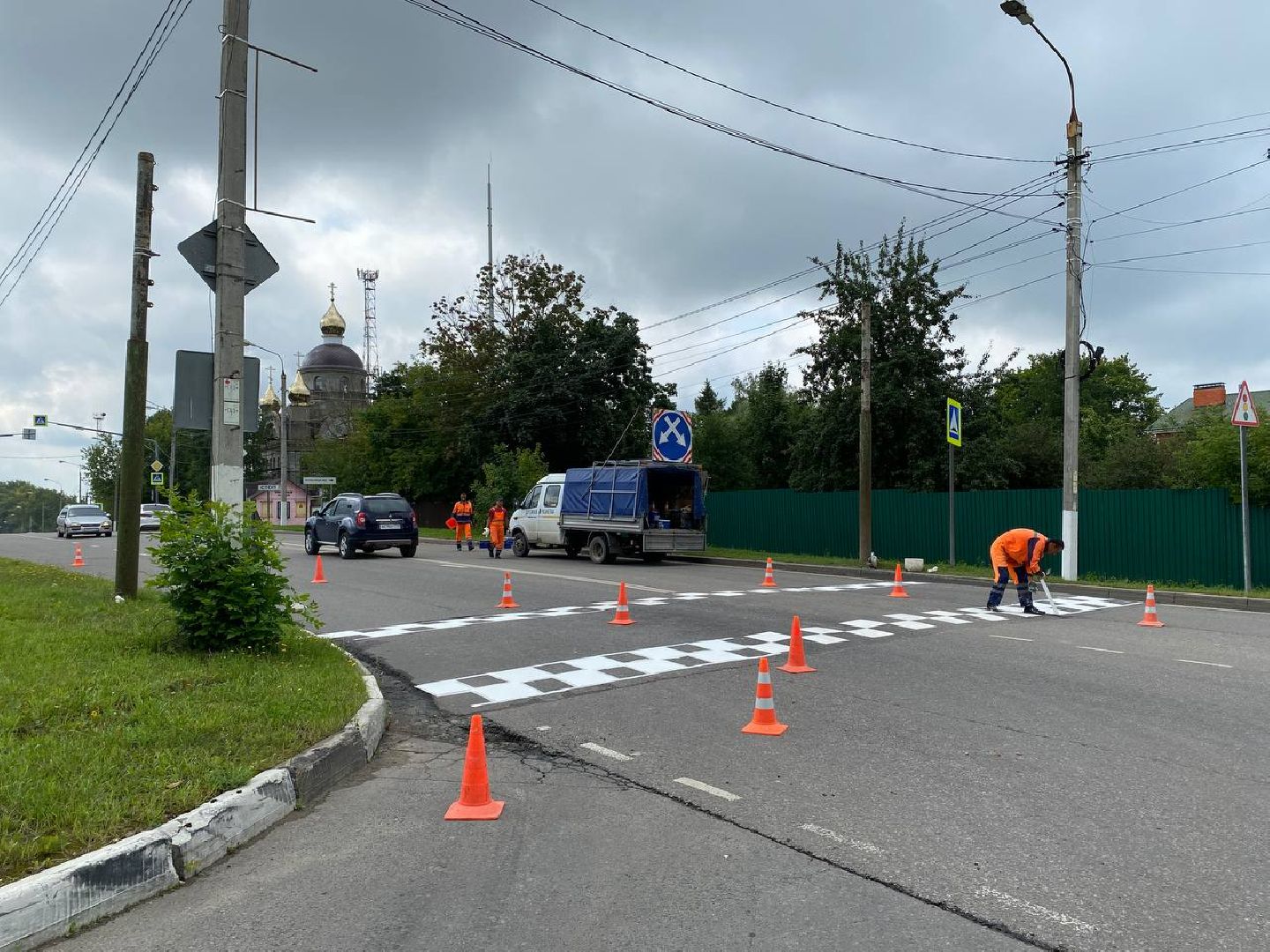 Чехов, дороги, разметка, жители, безопасность