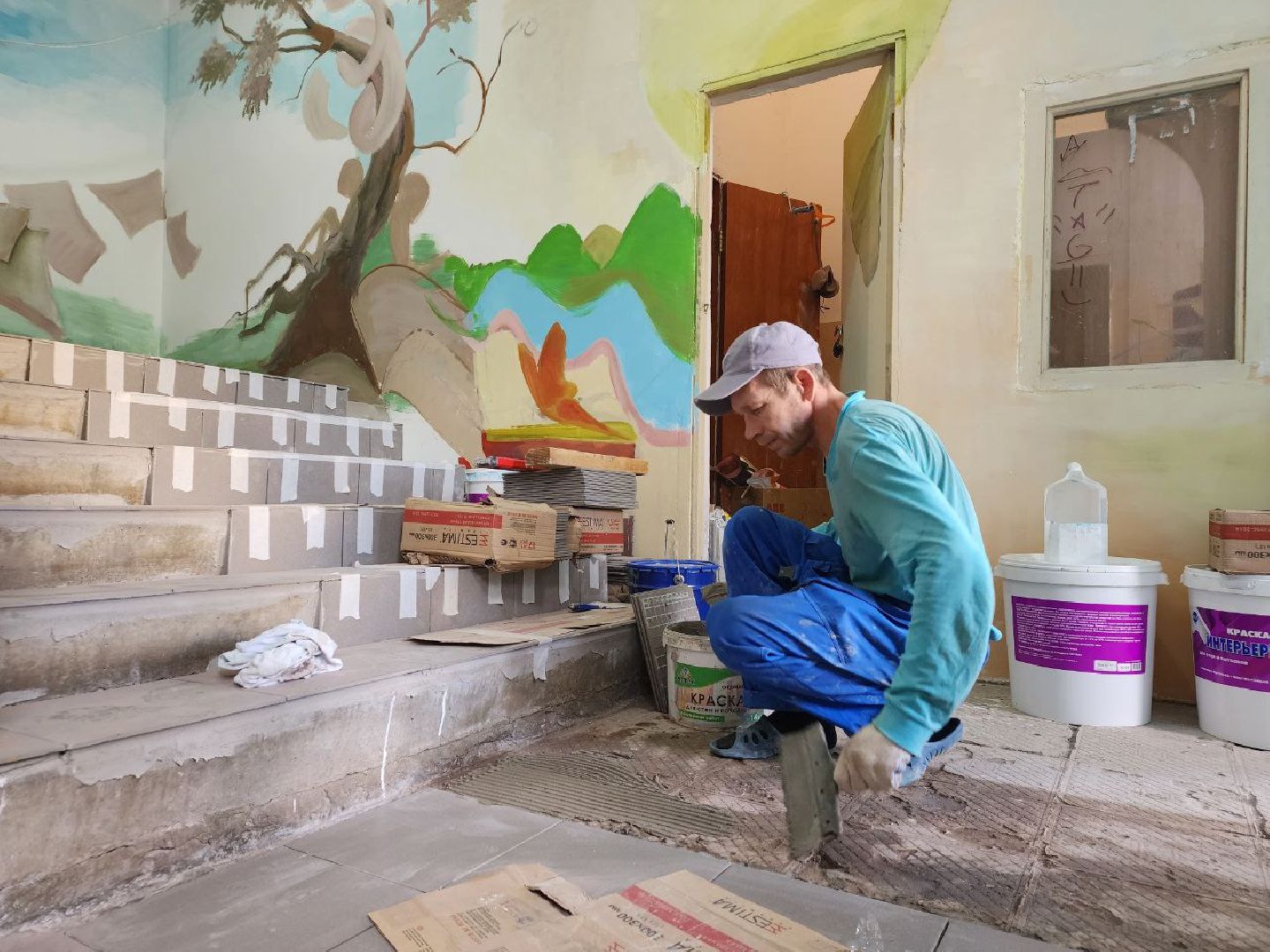 ремонт подъезда, ЖКХ, Лосино-Петровский