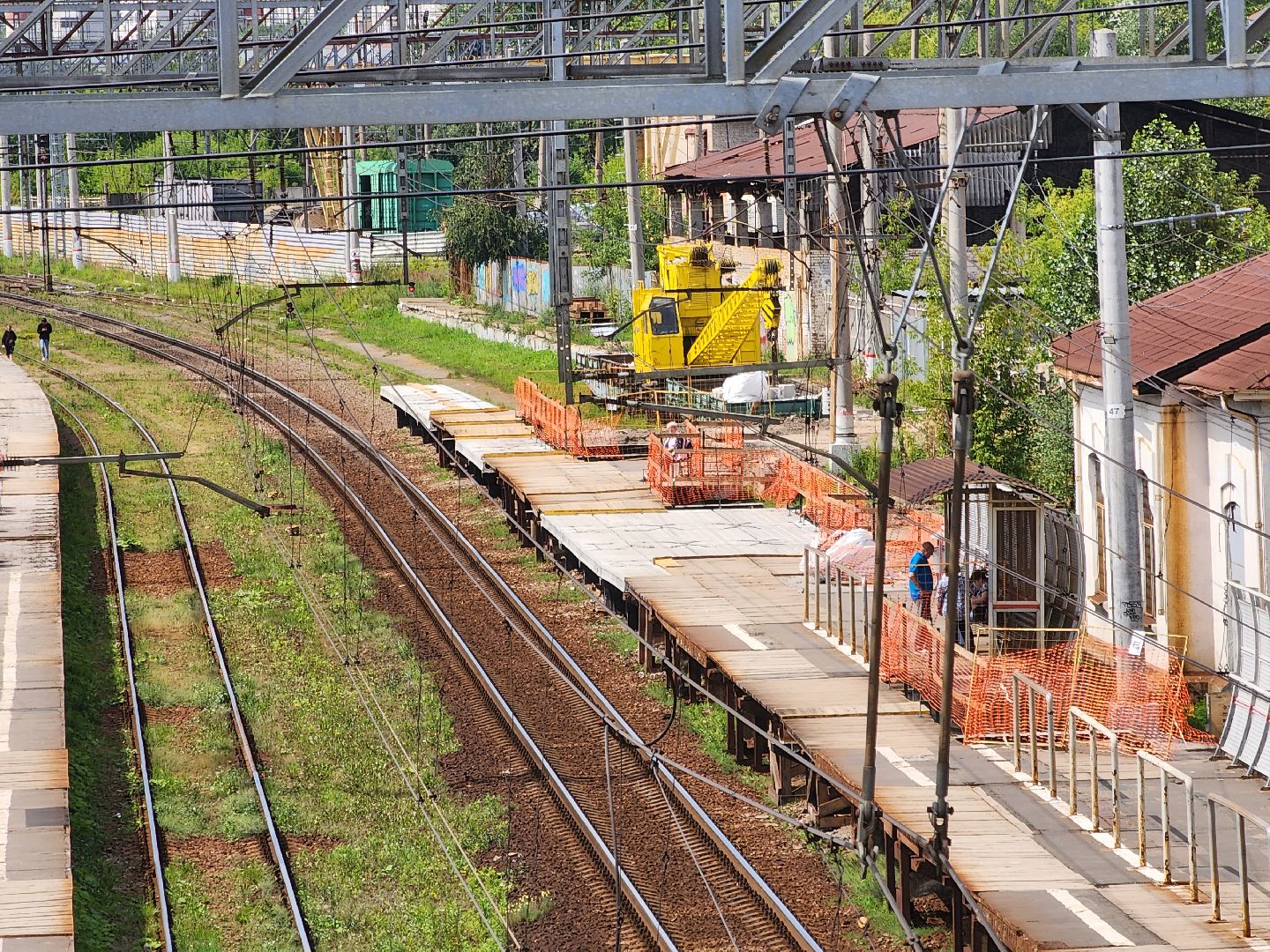 Павловский Посад, городской округ Павловский Посад, люди, дорога, станция, ремонт, строительство