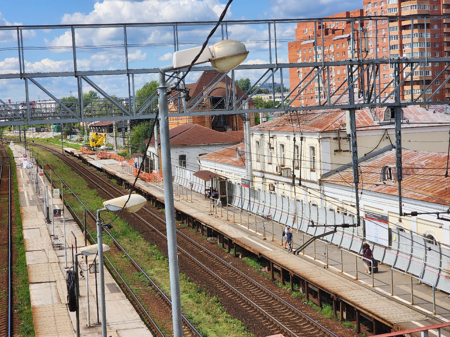 Павловский Посад, городской округ Павловский Посад, люди, дорога, станция, ремонт, строительство