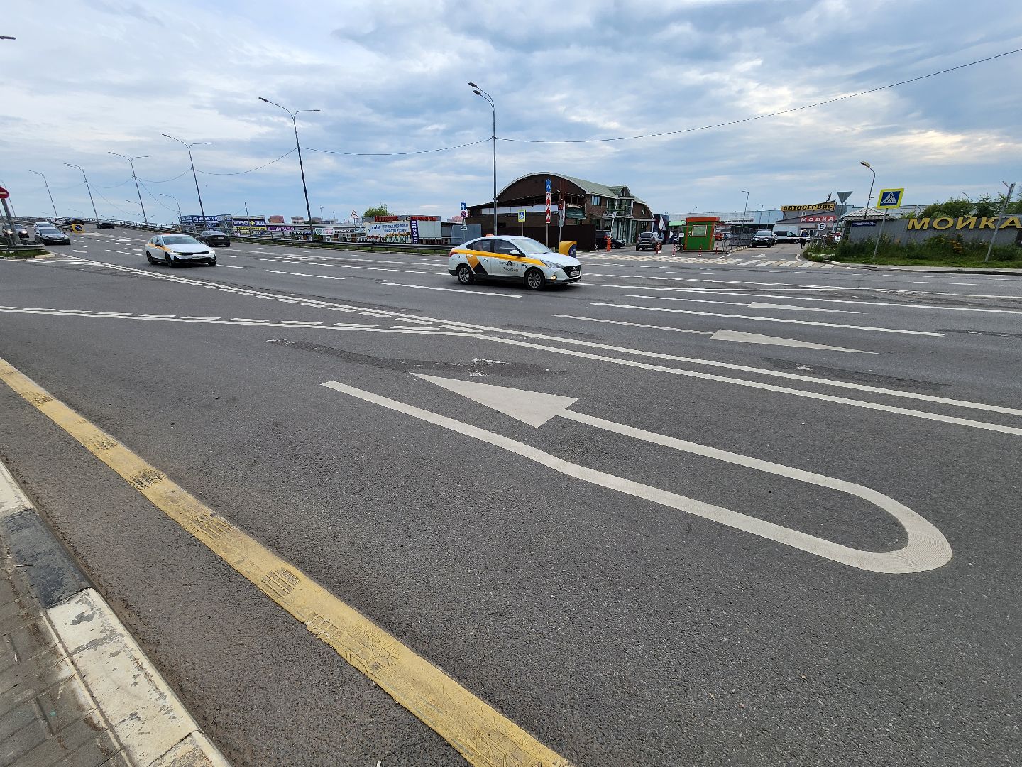 Одинцово, светофоры, разметка, схема движения,