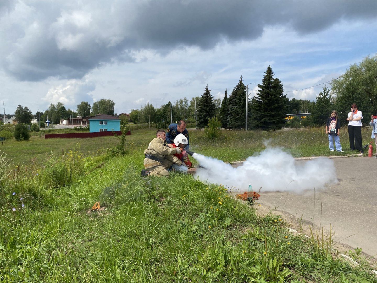 Чехов, дети, лето, профессия, пожарный, безопасность, обучение