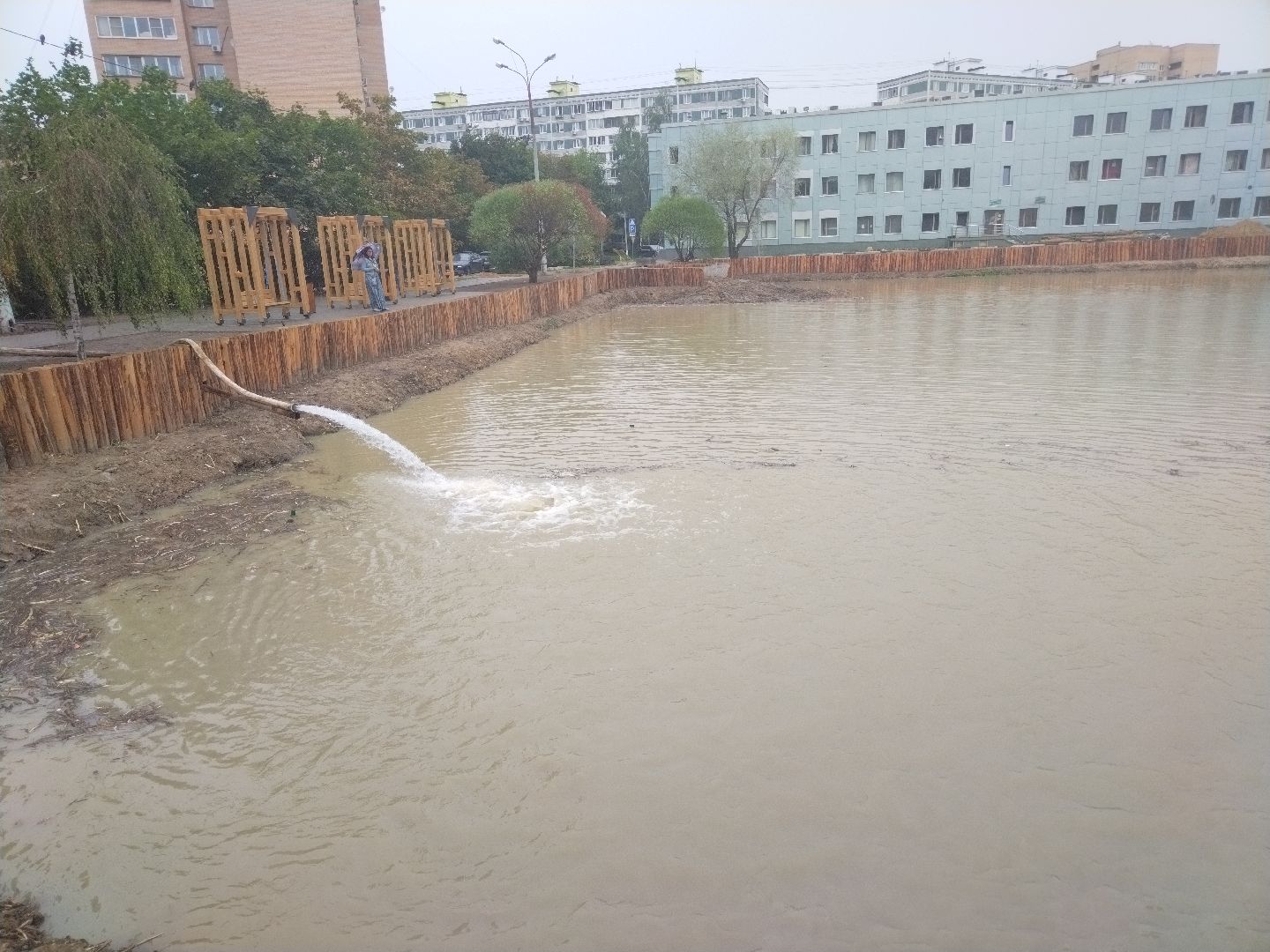 Алексеевский пруд, Мытищи, благоустройство, сквер на Сукромке