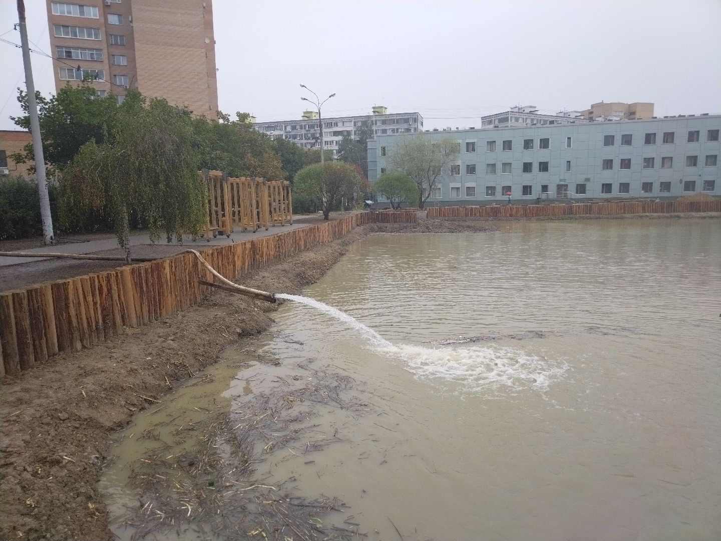 Алексеевский пруд, Мытищи, благоустройство, сквер на Сукромке