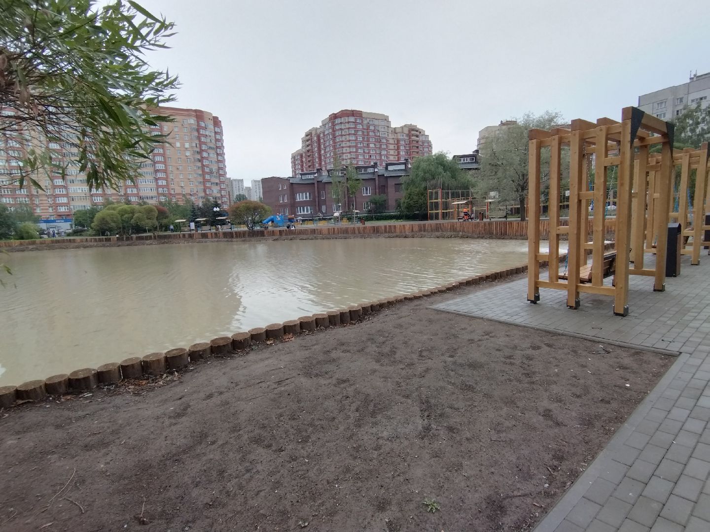 Алексеевский пруд, Мытищи, благоустройство, сквер на Сукромке