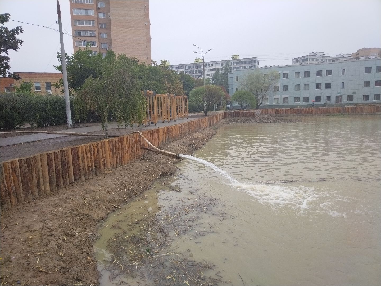 Алексеевский пруд, Мытищи, благоустройство, сквер на Сукромке
