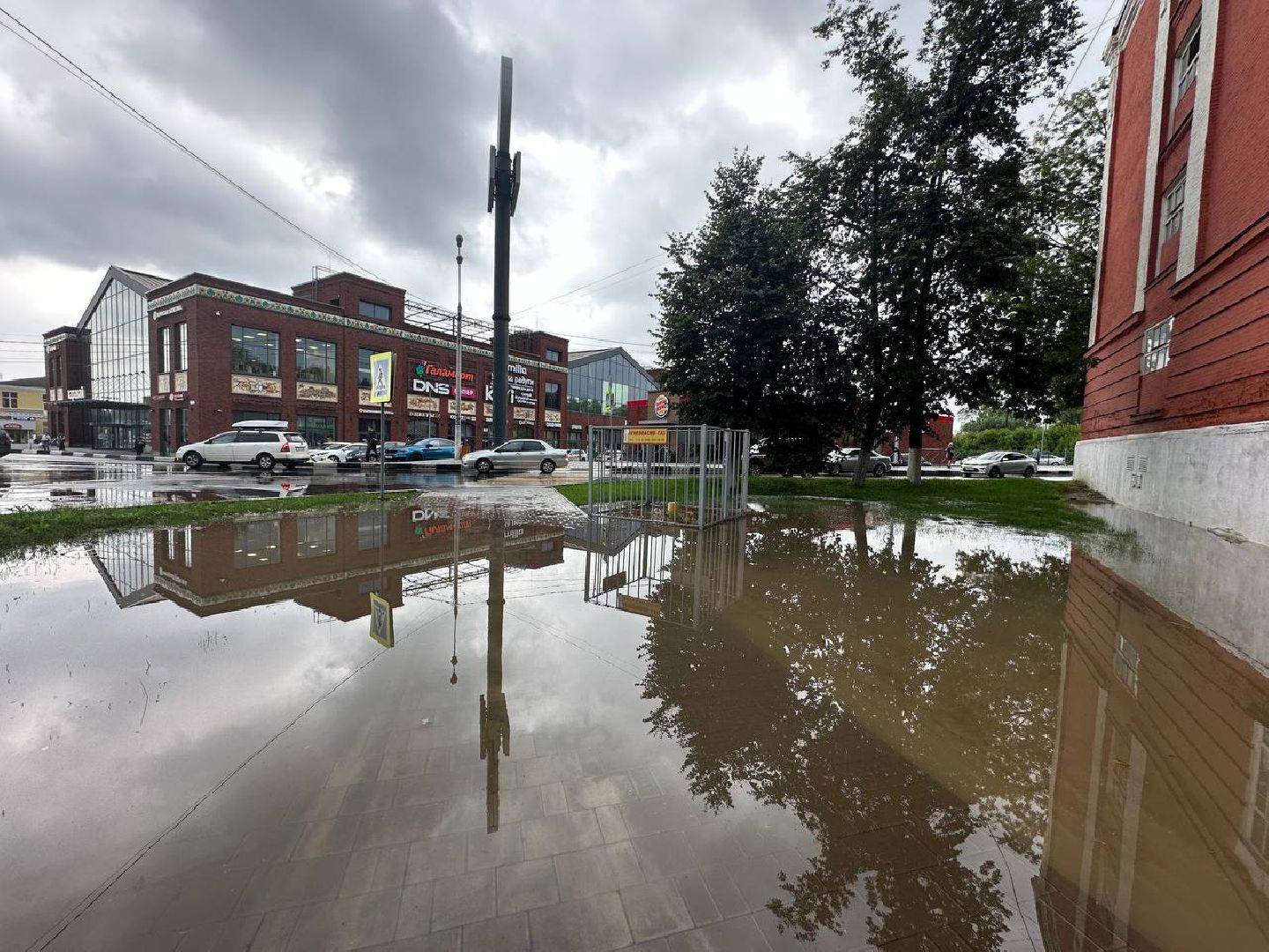 Последствия ливня, Откачка воды, Наро-Фоминск