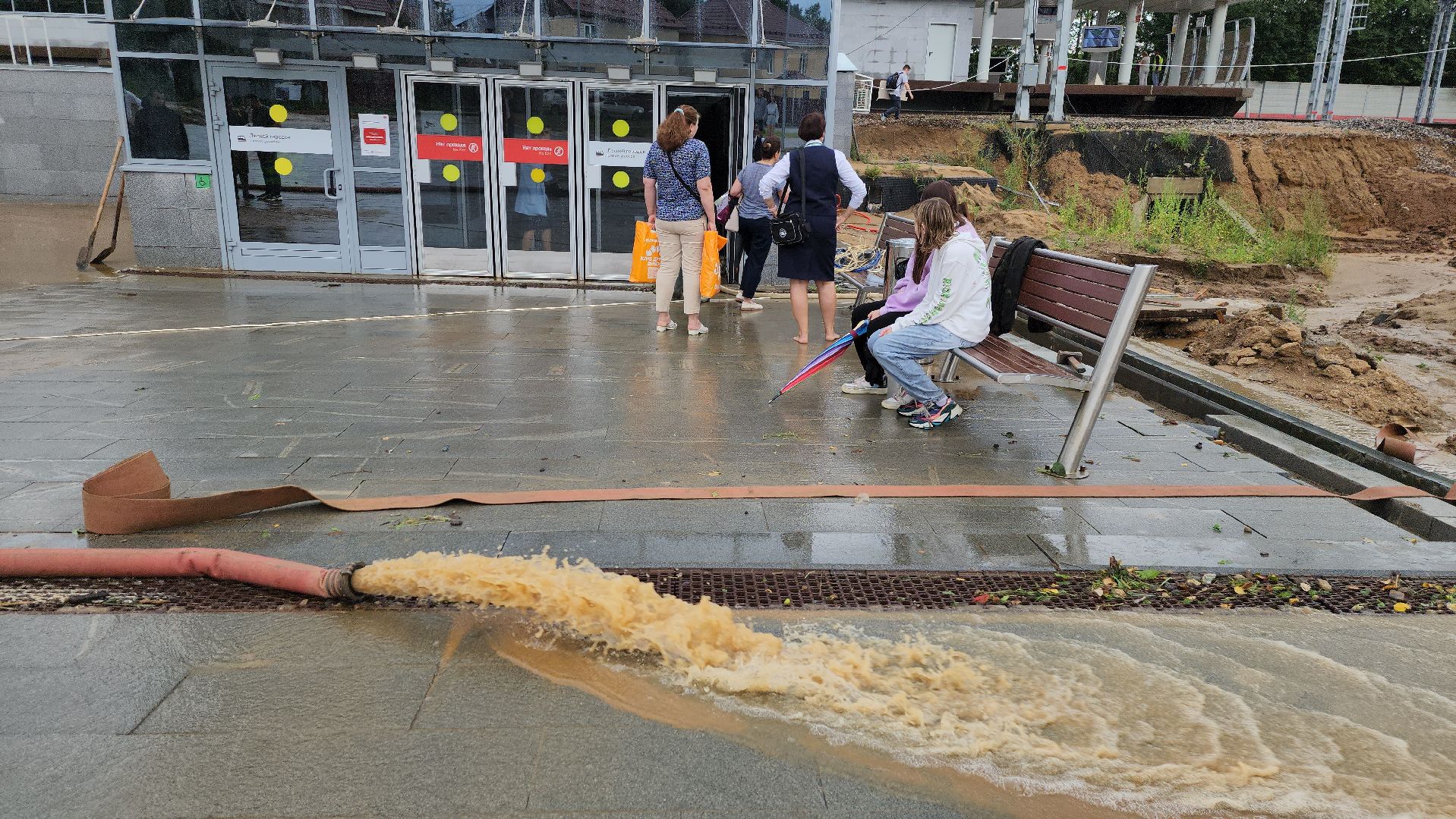 Лесной городок, Одинцово, станция, потоп, РЖД,