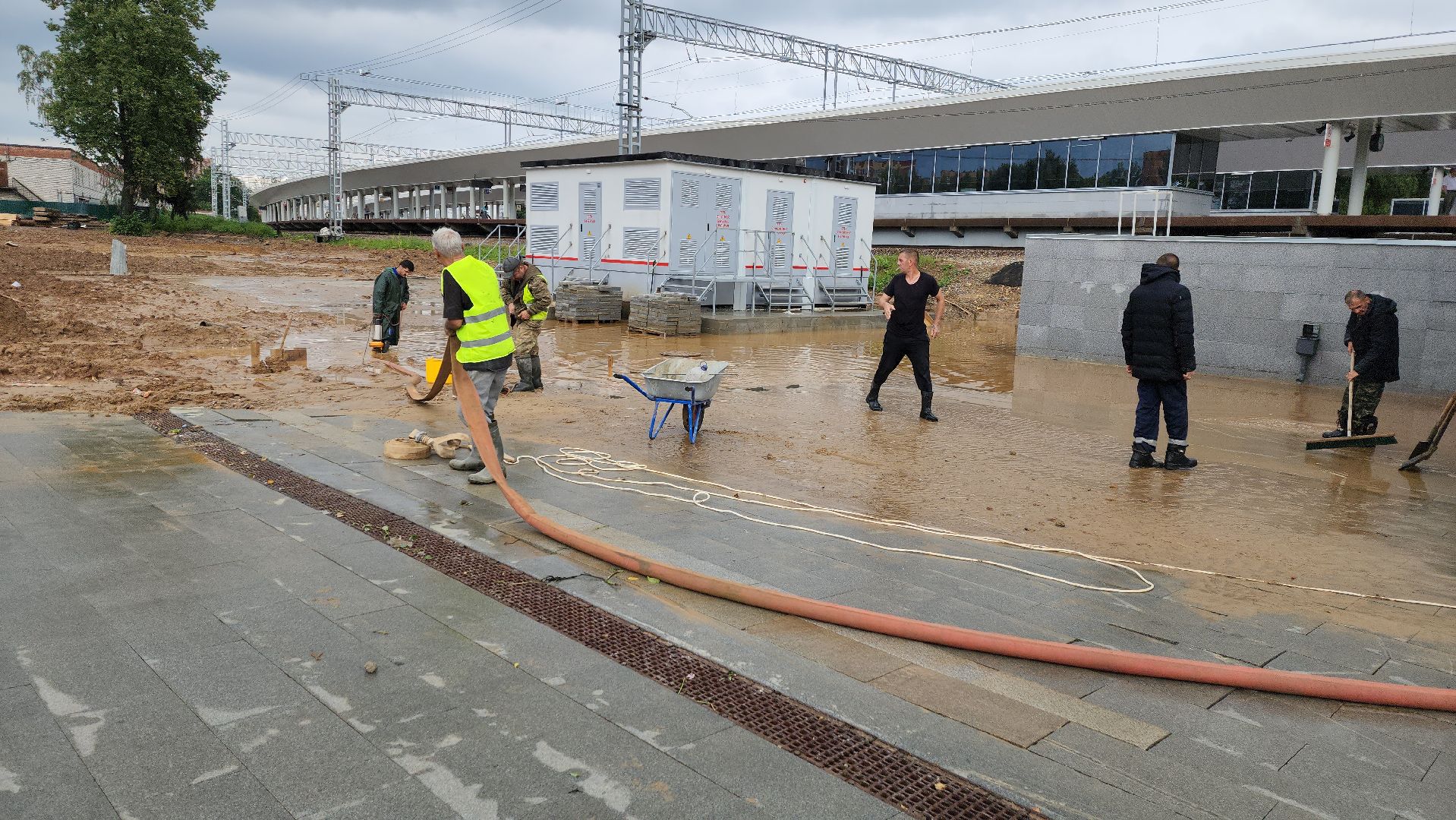 Лесной городок, Одинцово, станция, потоп, РЖД,