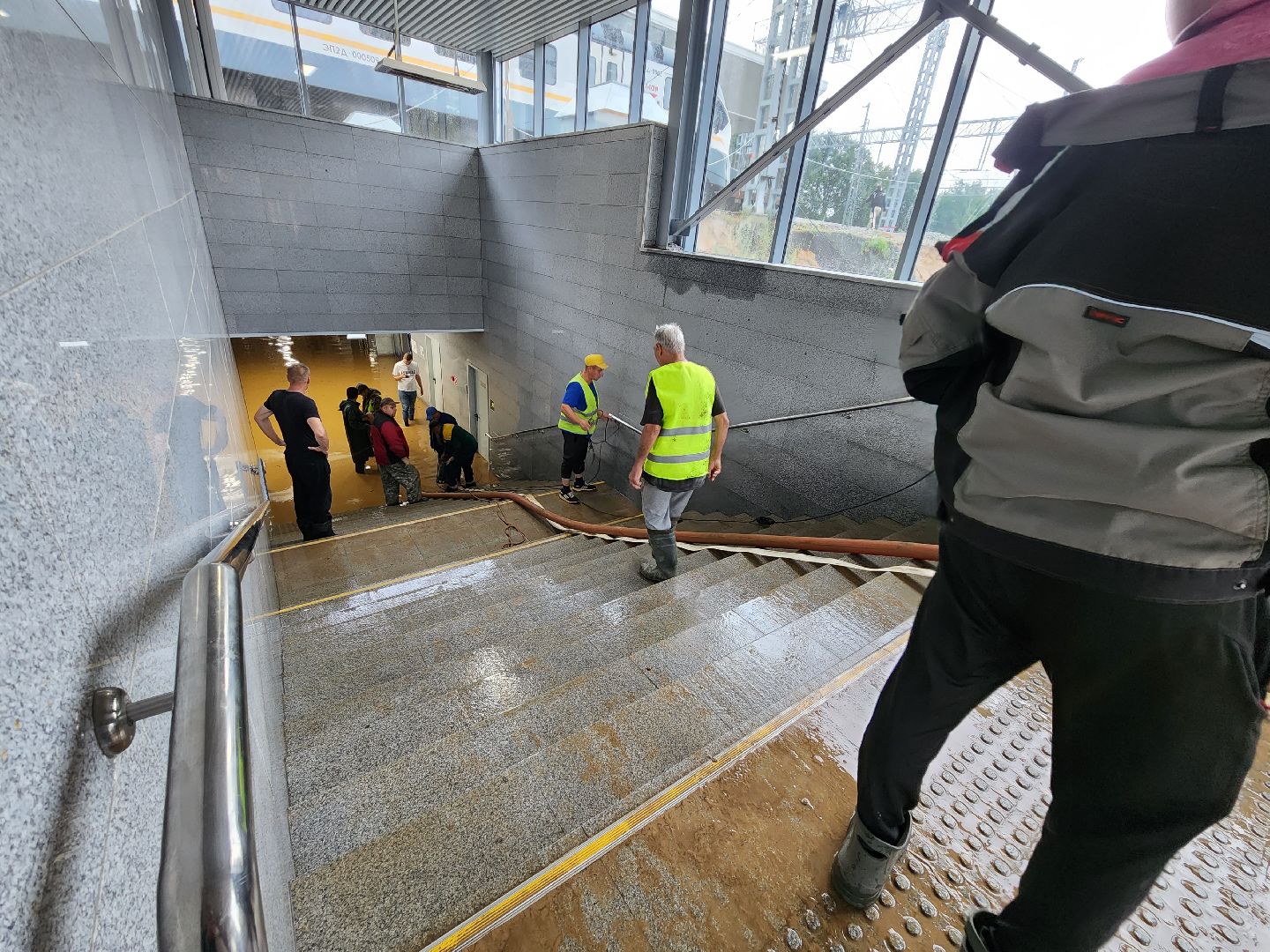 Лесной городок, Одинцово, станция, потоп, РЖД,