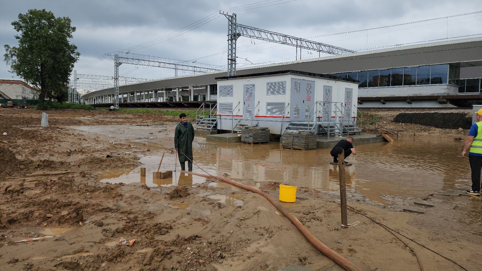 Лесной городок, Одинцово, станция, потоп, РЖД,