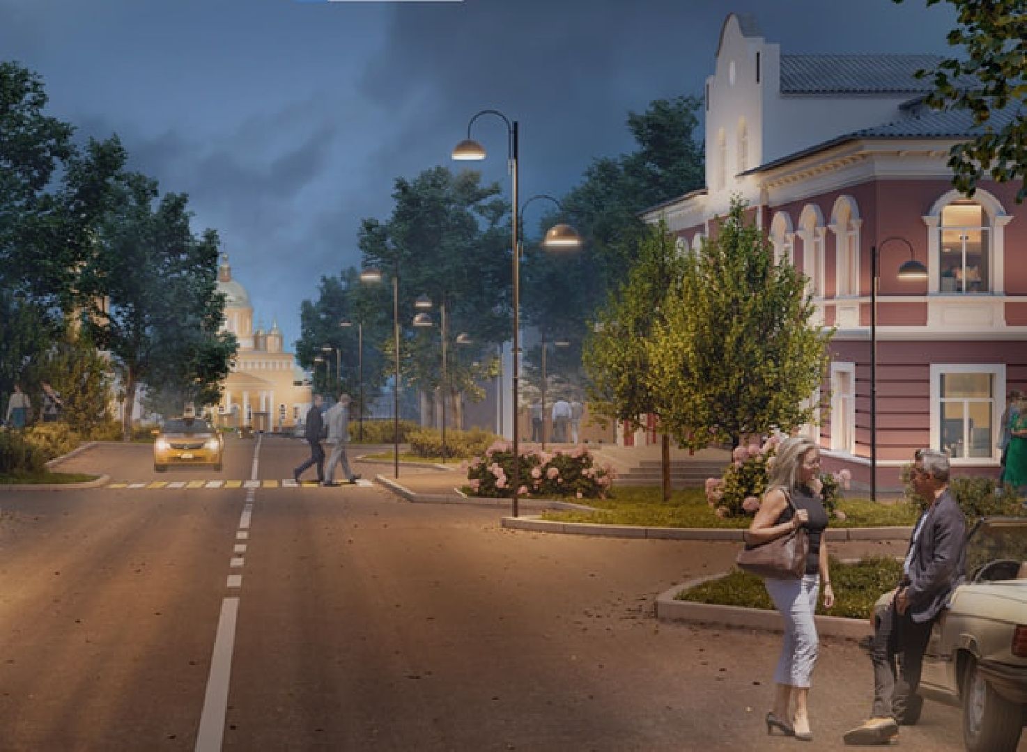 Кашира, благоустройство, Советская, Краеведческий музей, Летний сад