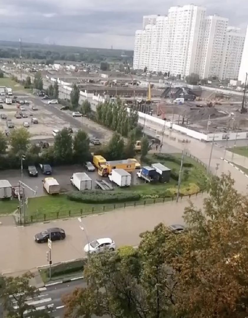 Потоп в Красногорске, дождь, ливень, ликвидация последствий