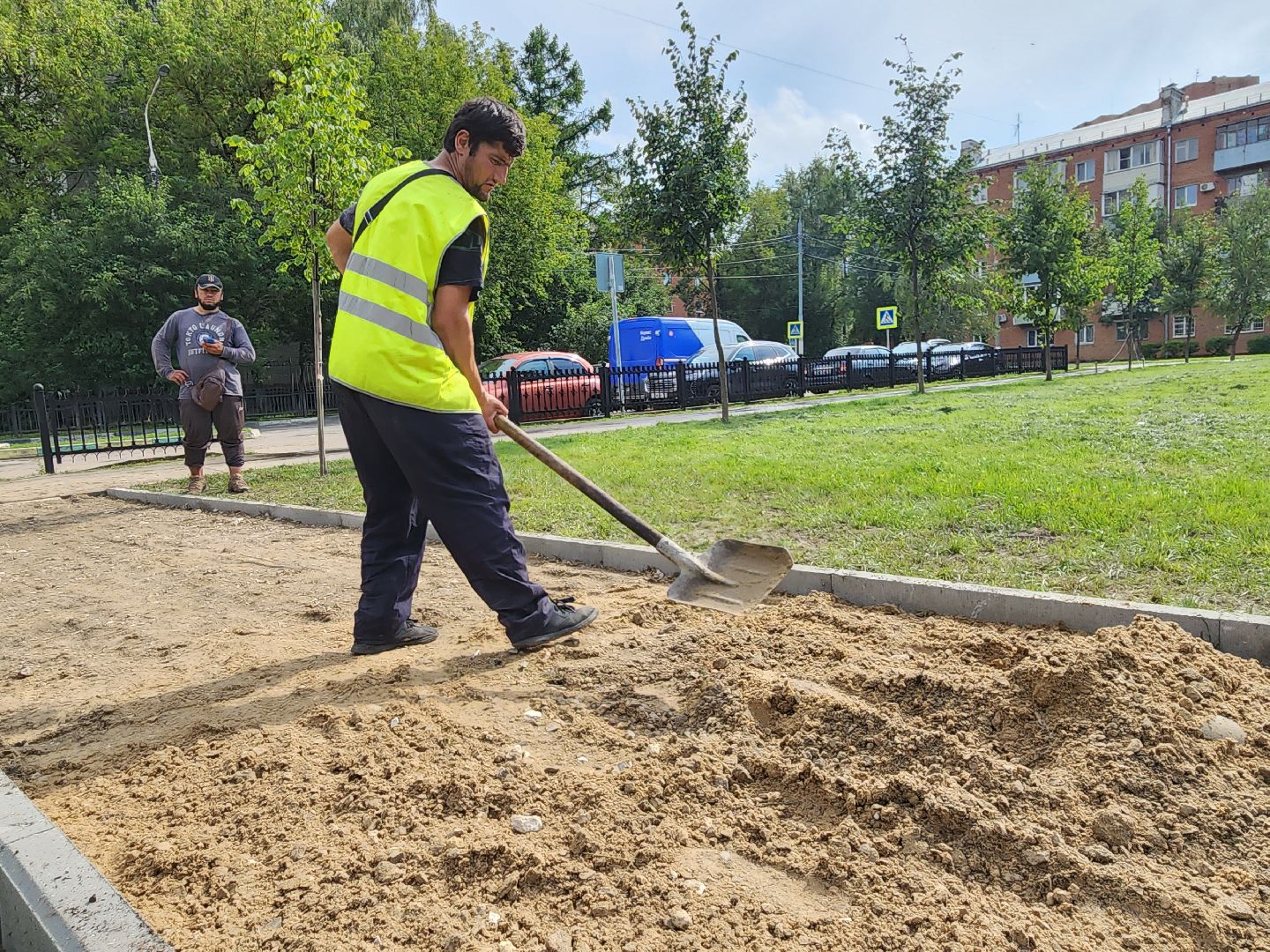 Подольск, благоустройство, народные тропы, сквер