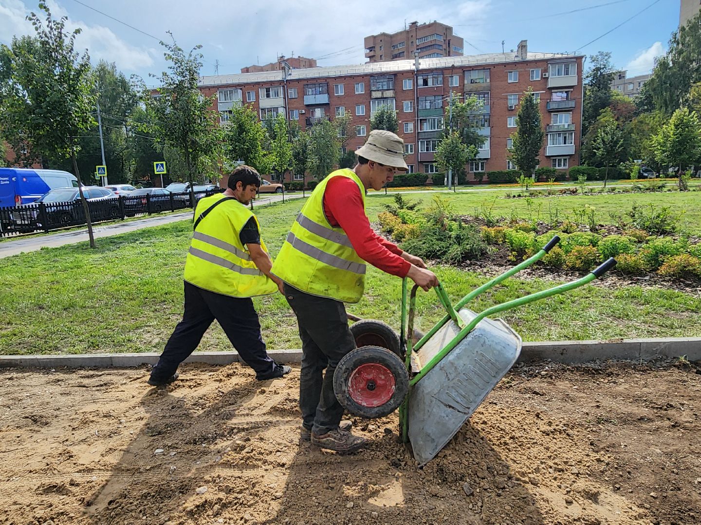 Подольск, благоустройство, народные тропы, сквер