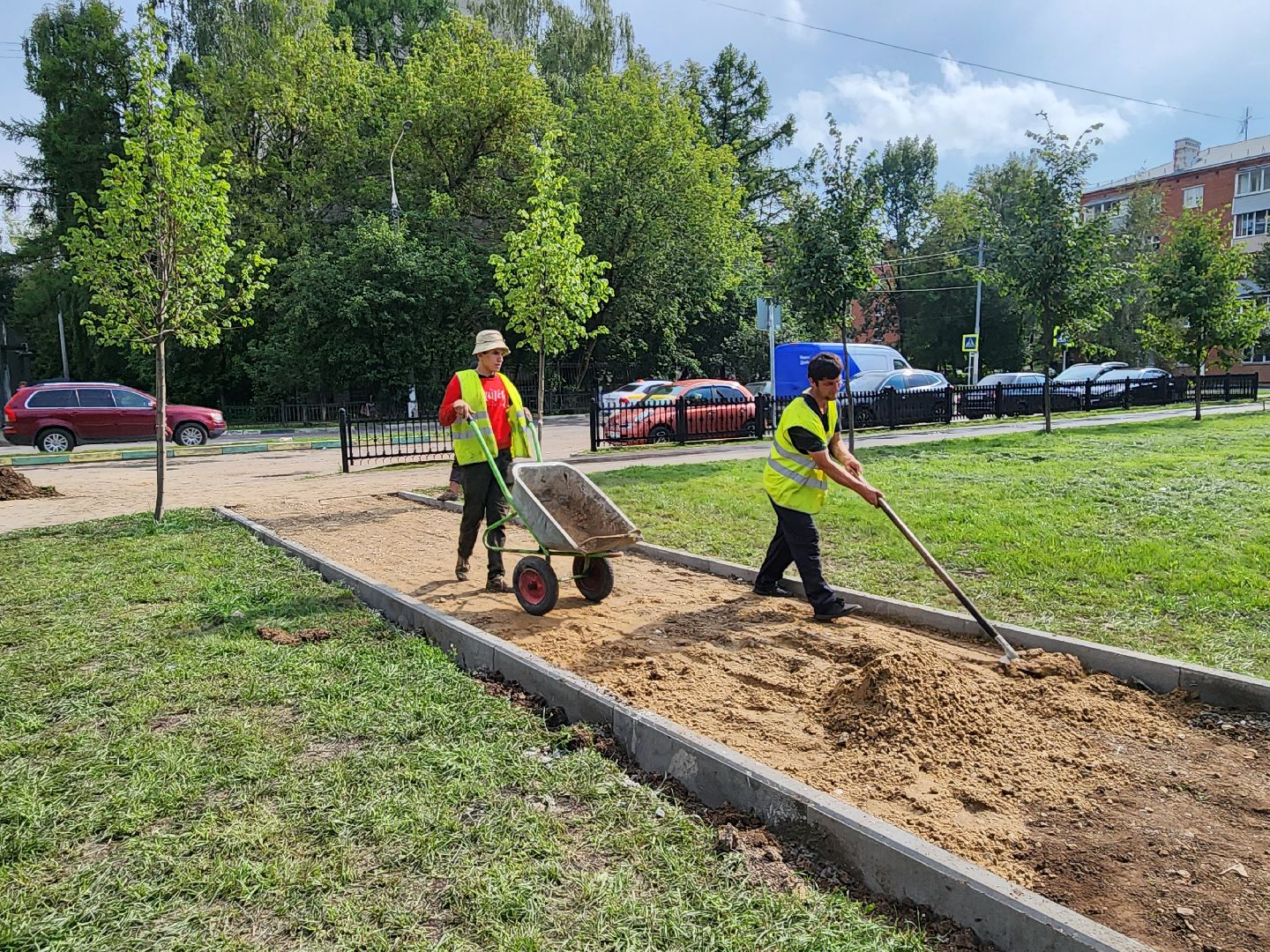 Подольск, благоустройство, народные тропы, сквер