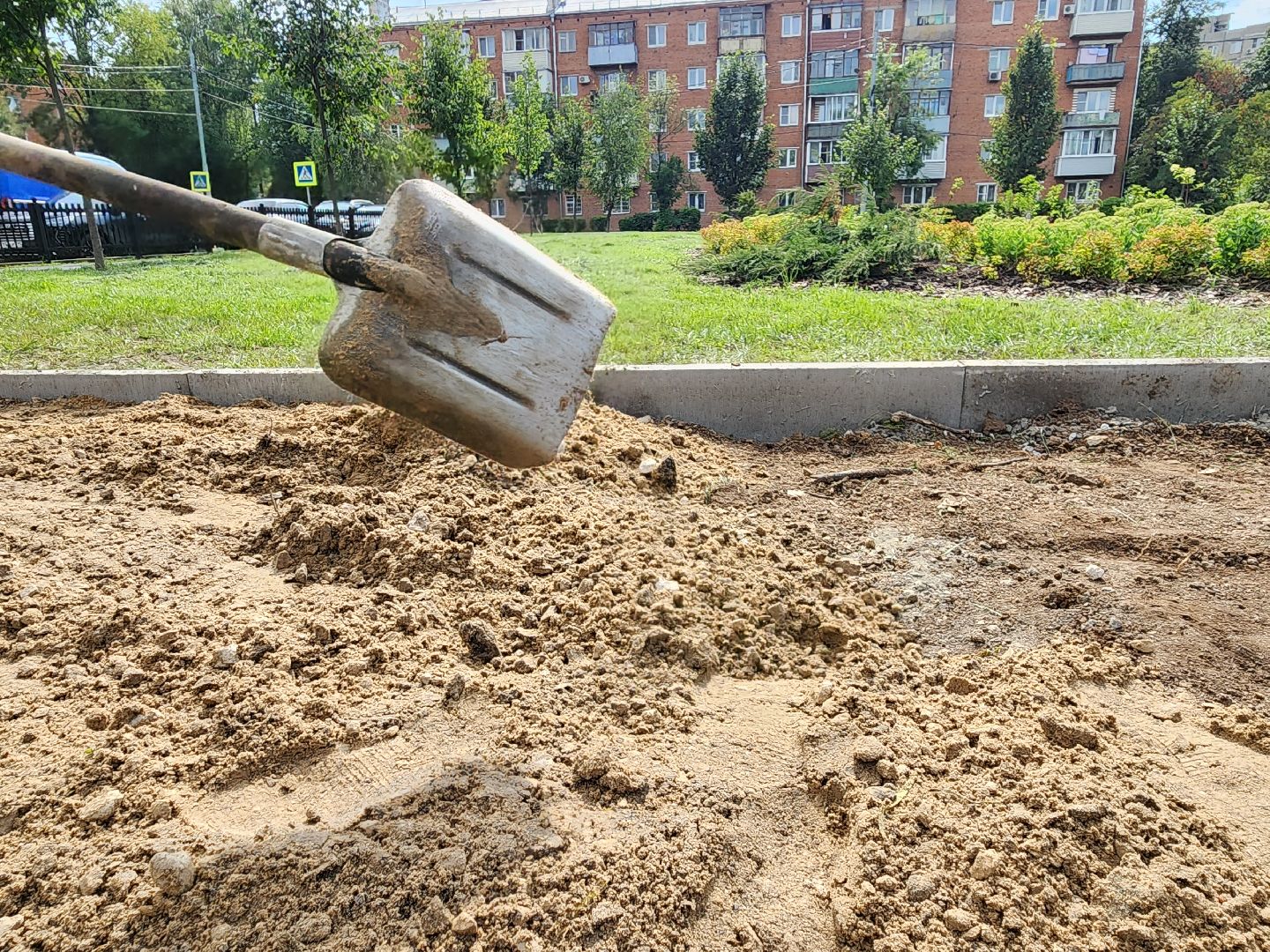Подольск, благоустройство, народные тропы, сквер