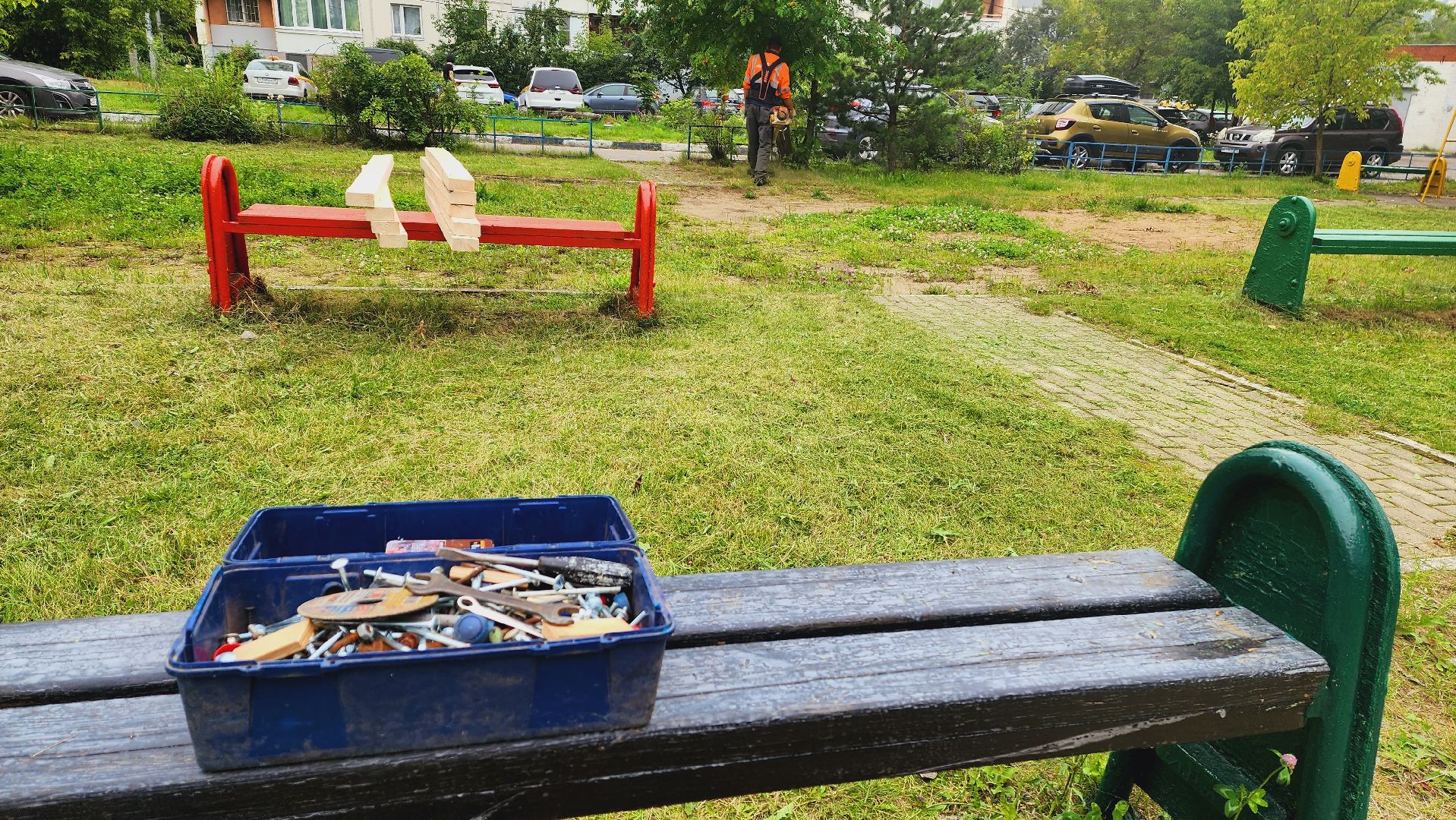 Подмосковье, Ивантеевка, благоустройство