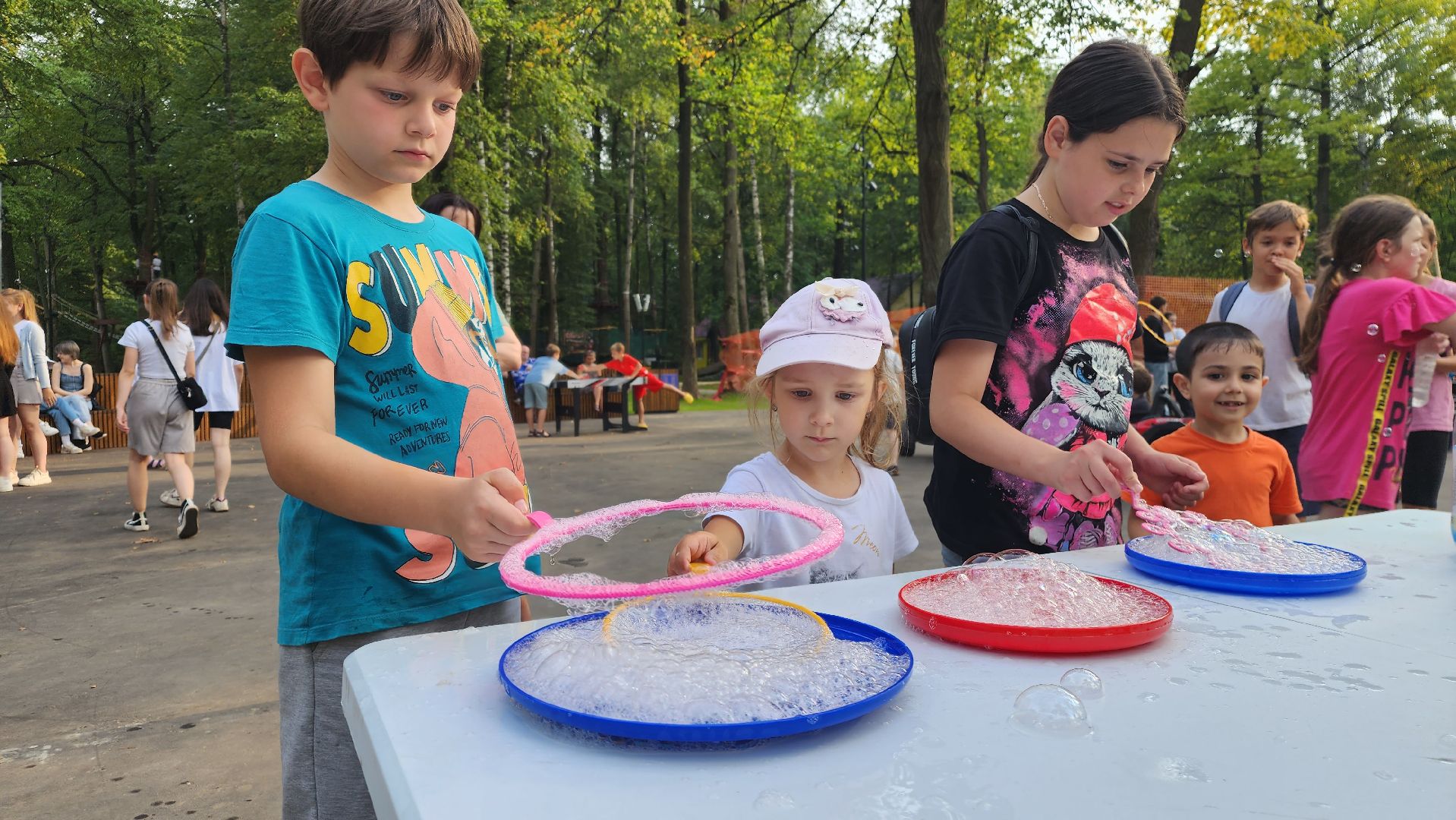 Ступино, молодежное лето, мыльные пузыри
