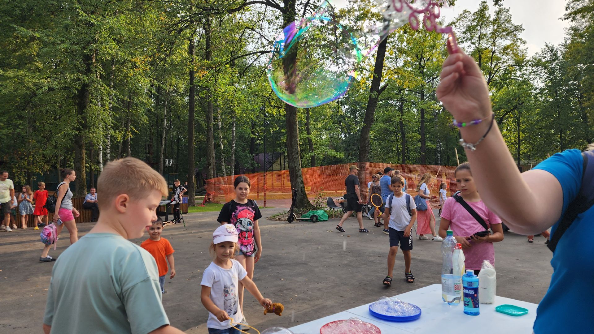 Ступино, молодежное лето, мыльные пузыри