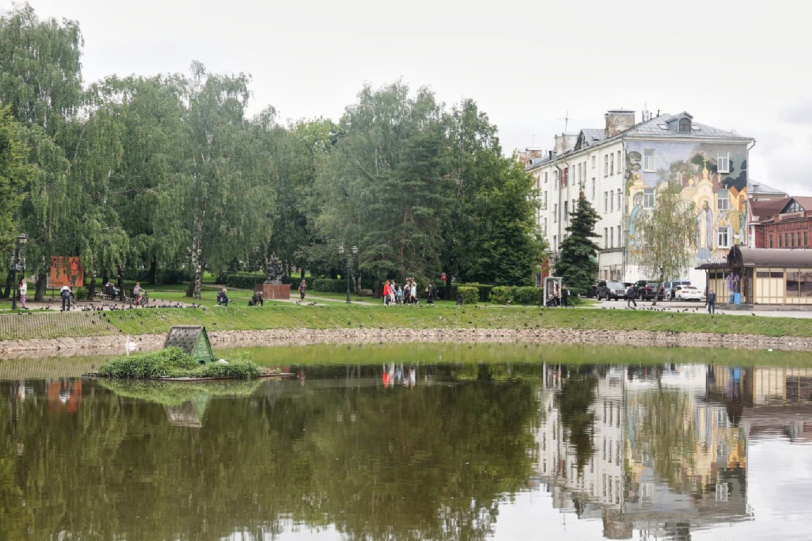 Сергиево-Посадский городской округ, Сергиев Посад, Белые лебеди, Потомство, Окружающий мир, Природа, Птицы
