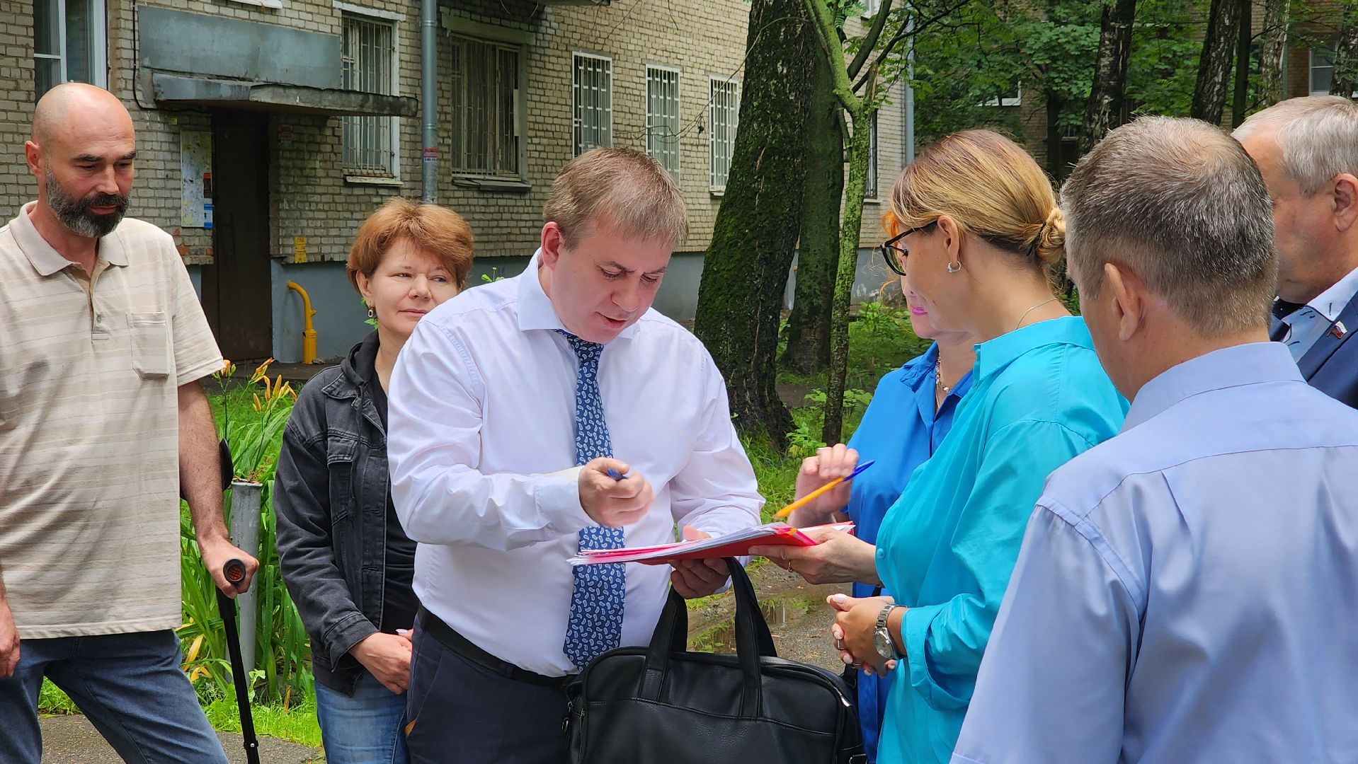 благоустройство, встречи с жителями,