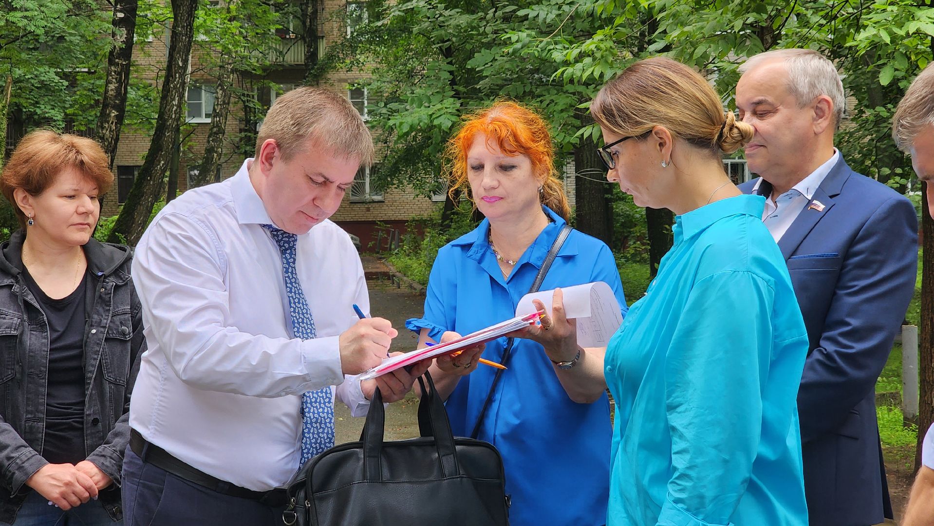 благоустройство, встречи с жителями,