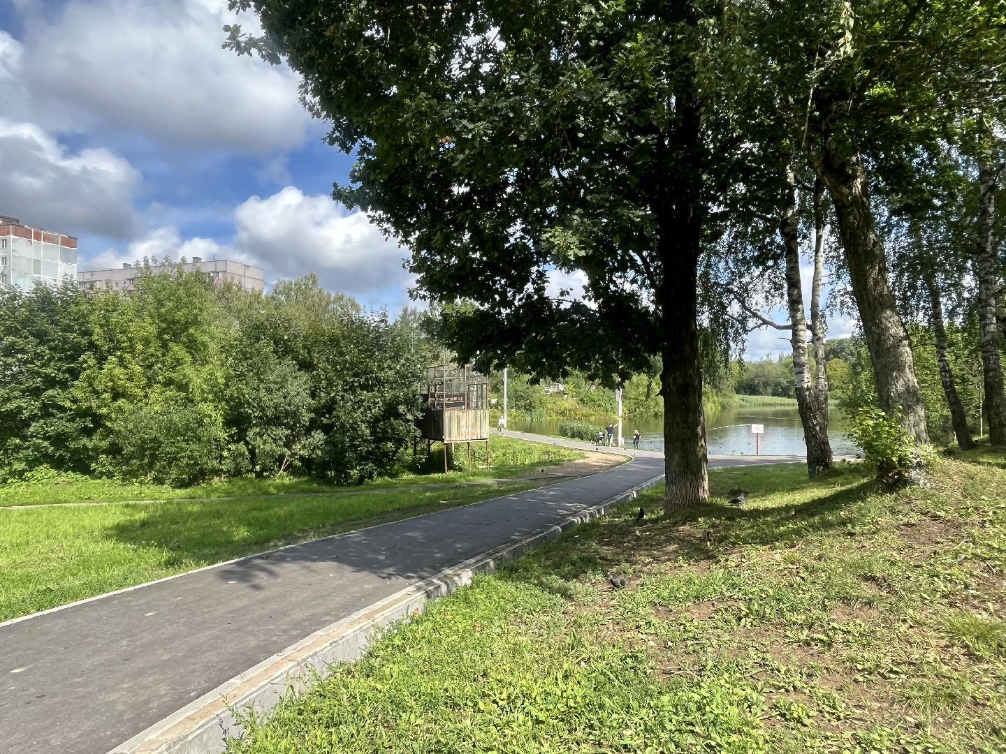 Наро-Фоминск, благоустройство, тротуар, зоны отдыха, лето в Подмосковье