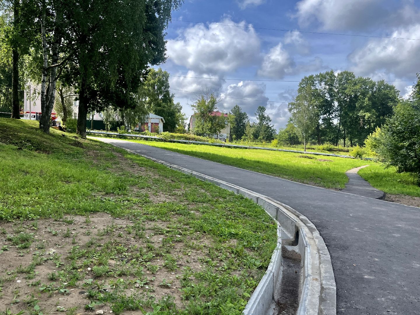 Наро-Фоминск, благоустройство, тротуар, зоны отдыха, лето в Подмосковье