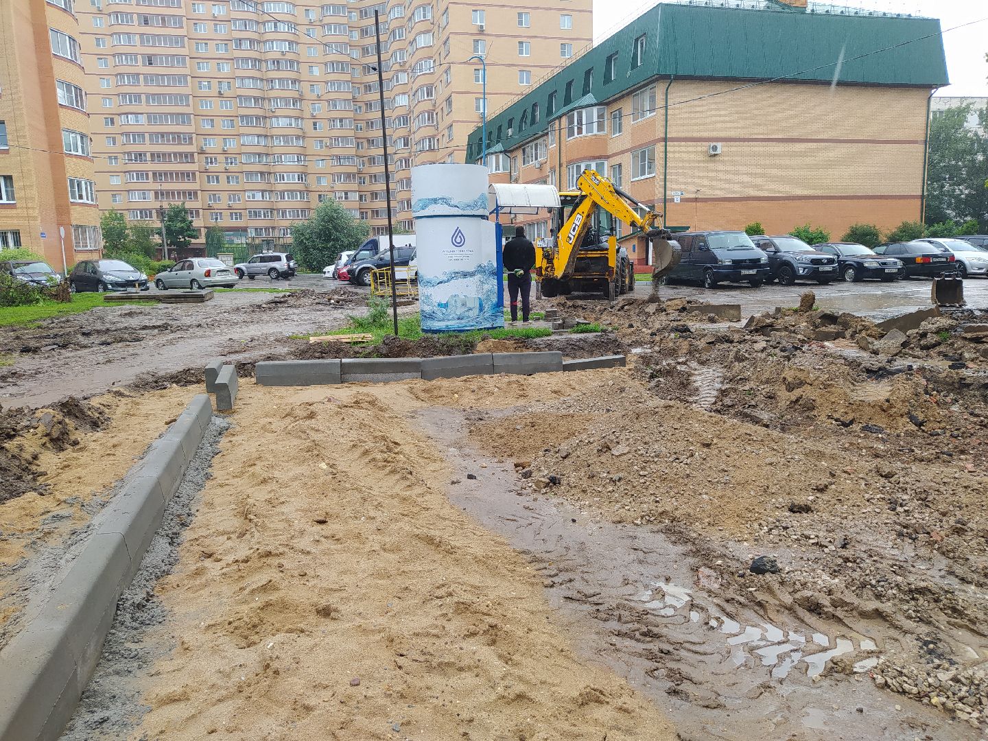 Дедовск, парковка, благоустройство