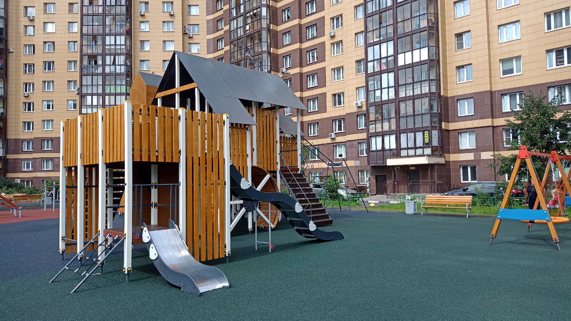 Реутов, благоустройство, детская площадка, МАФы, игровой комплекс