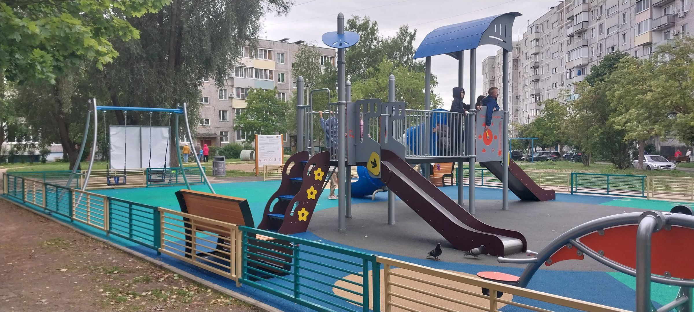 Коломна, детская площадка, благоустройство дворов